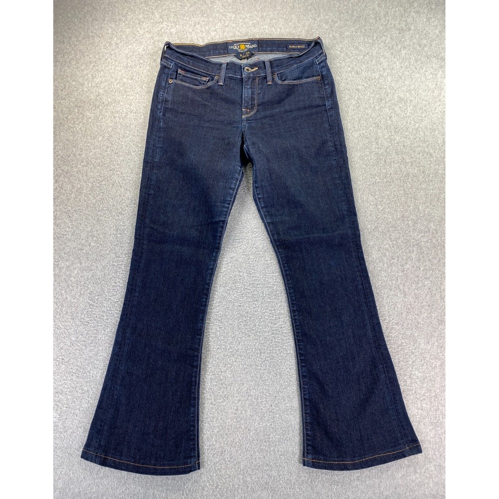 Lucky Brand Sofia Boot Womens Jeans 8/29 (Meas 30x29) Blue Stretch Medium Wash